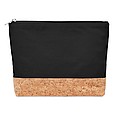 Cork & cotton cosmetic bag