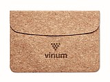 Cork laptop bag magnetic flap