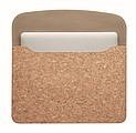 Cork laptop bag magnetic flap