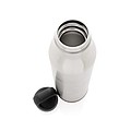 Cork leakproof vacuum flask, silver