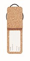 Cork luggage tag