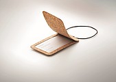 Cork luggage tag
