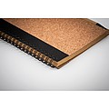 Cork notebook with pen