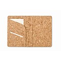 Cork passport holder, beige