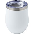 Corzo 350 ml RCS certified recycled stainless steel copper vacuum insulated cup, white