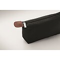 Cosmetic bag in 600D RPET, black