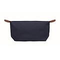 Cosmetic bag in 600D RPET, blue