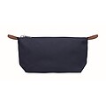 Cosmetic bag in 600D RPET, blue