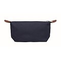Cosmetic bag in 600D RPET, blue
