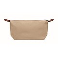 Cosmetic bag in 600D RPET, khaki