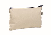 Cosmetic bag in organic cotton