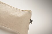 Cosmetic bag in organic cotton