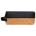 Cosmetic bag with cork bottom