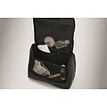 Cosmetic hanging bag in PU, black