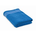Cotton bath towel, blue
