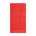 Cotton bath towel, red