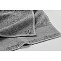 Cotton bath towel, stone grey