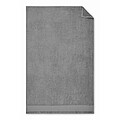 Cotton bath towel, stone grey