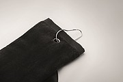 Cotton golf towel with hanger