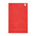 Cotton guest towel, red