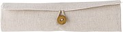 Cotton roll-up pouch with stationary set.