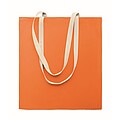 Cotton shopping bag, orange