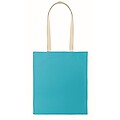 Cotton shopping bag, turquoise