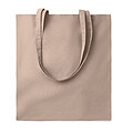Cotton shopping bag with long handles