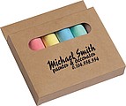 Crayons in box, brown