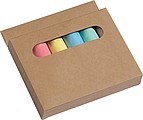 Crayons in box, brown