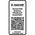 Crescent 500 g/m2 Aware™ recycled crossbody bag, oatmeal