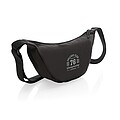 Crescent AWARE™ RPET half moon sling bag, black