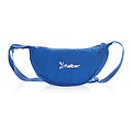 Crescent AWARE™ RPET half moon sling bag, royal blue