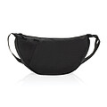 Crescent XL AWARE™ RPET half moon sling bag, black