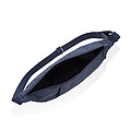 Crescent XL AWARE™ RPET half moon sling bag, navy blue