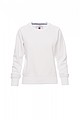 Crew-neck sweatshirt, MISTRAL+LADY, white, S