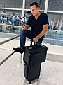 CrisMa document and pilot trolley, black
