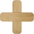Croc bamboo trivet - large, natural