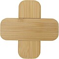 Croc bamboo trivet - small, natural