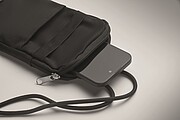 Cross body smartphone bag, black