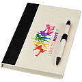 Dairy Dream A5 size reference recycled milk cartons notebook and ballpoint pen set