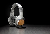 Dakota Bamboo wireless headphone,grey, grey