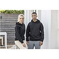 Danali unisex interlock sports hoodie, solid black