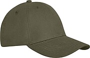 Davis 6 panel cap, forest green