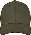 Davis 6 panel cap, forest green