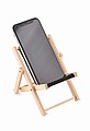 Deckchair-shaped phone stand