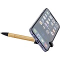 Delfina phone holder pen (blue ink), solid black