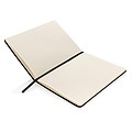Deluxe A5 Notebook with phone pocket, black