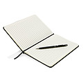 Deluxe A5 notebook with stylus pen, black