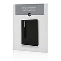 Deluxe A5 notebook with stylus pen, black